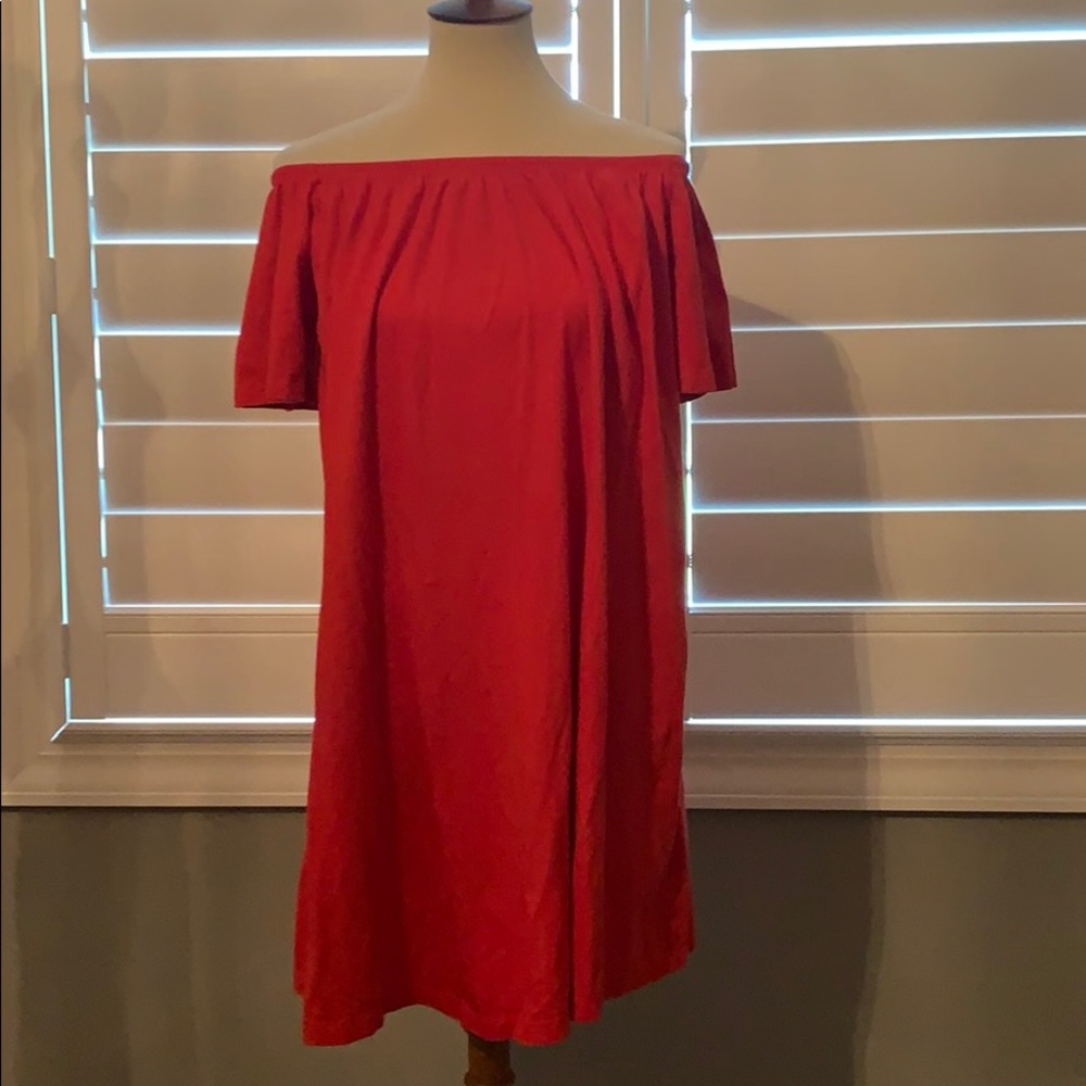 Off the shoulder dress